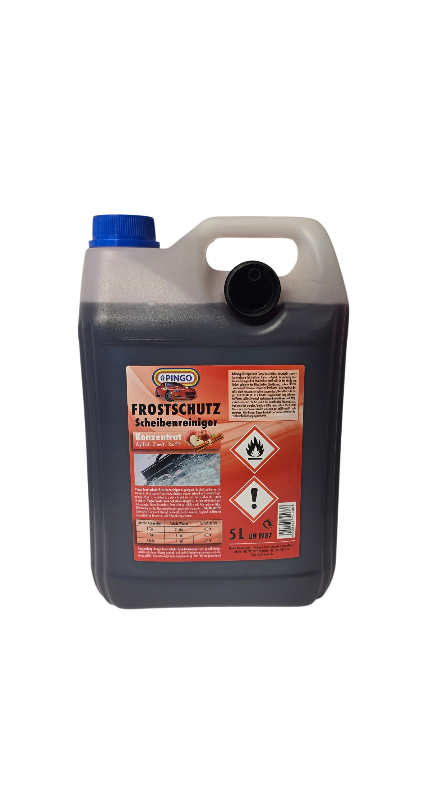 Frostschutz Scheibenreiniger Konzentrat Apfel-Zimt 5 Liter Kanister Frostschutz Scheibenreiniger Konzentrat Apfel-Zimt 5 Liter Kanister