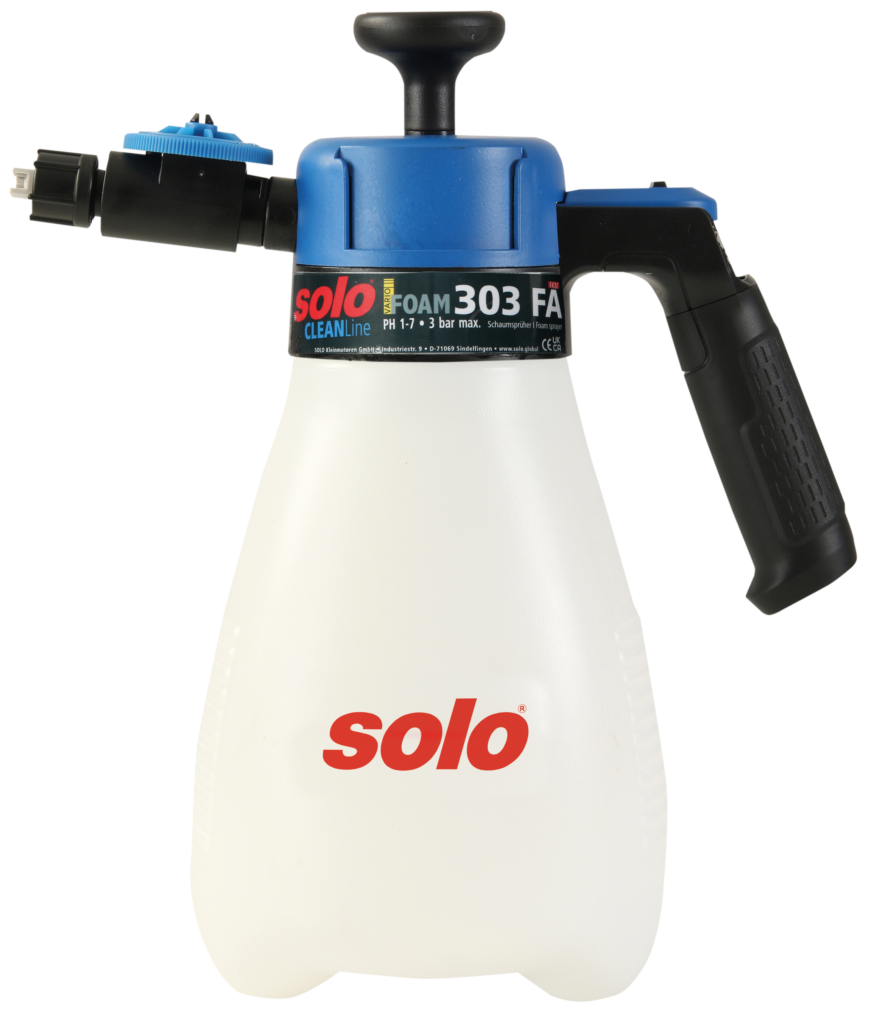 Solo Hand-Druckspritze 303 FA Industrie, 1,25 L Füllmenge Solo Hand-Druckspritze 303 FA Industrie, 1,25 L Füllmenge
